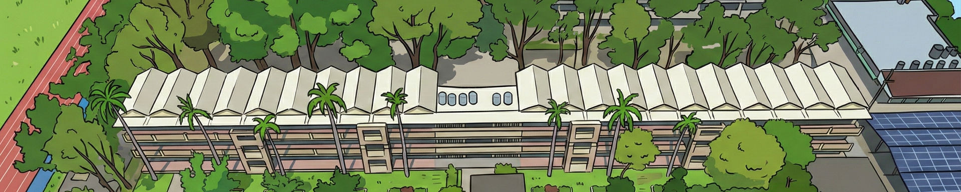 麻豆國中五育樓空拍圖