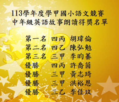 中年級英語故事朗讀得獎名單.png